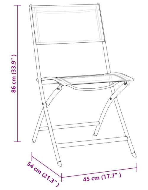 Încărcați imaginea în vizualizatorul Galerie, Set mobilier de exterior, 3 piese, oțel - Lando
