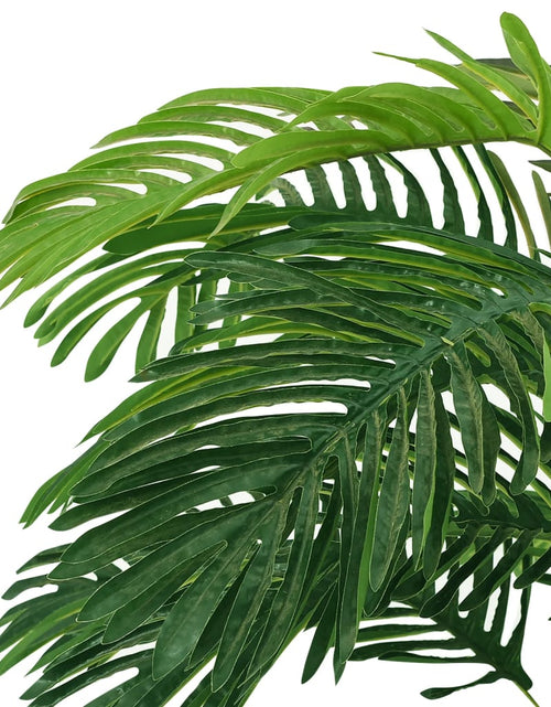 Încărcați imaginea în vizualizatorul Galerie, Palmier cycas artificial cu ghiveci, verde, 140 cm
