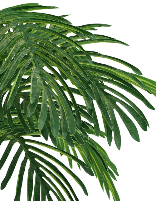 Încărcați imaginea în vizualizatorul Galerie, Palmier cycas artificial cu ghiveci, verde, 140 cm
