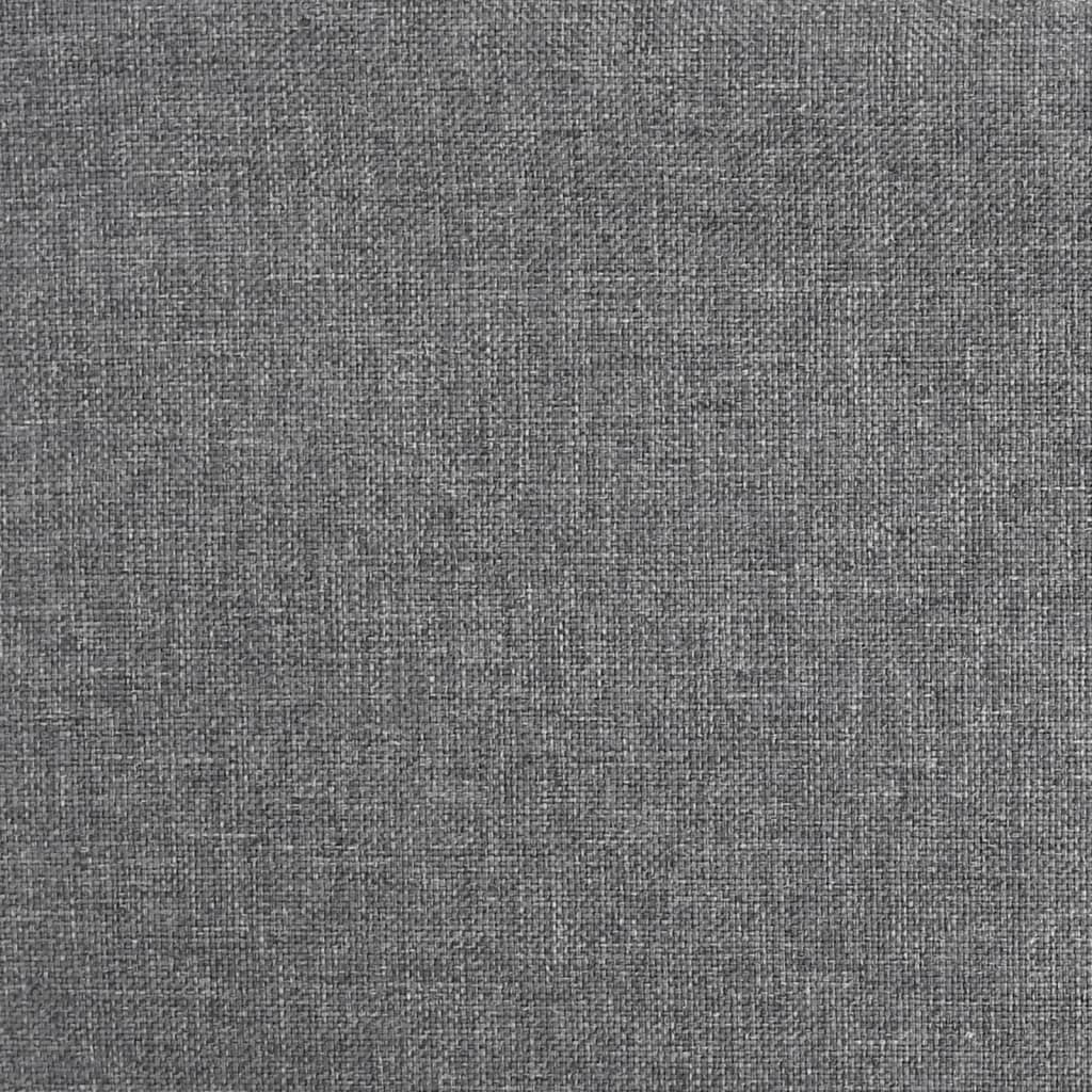 Scaune de bar, 2 buc., gri închis, material textil