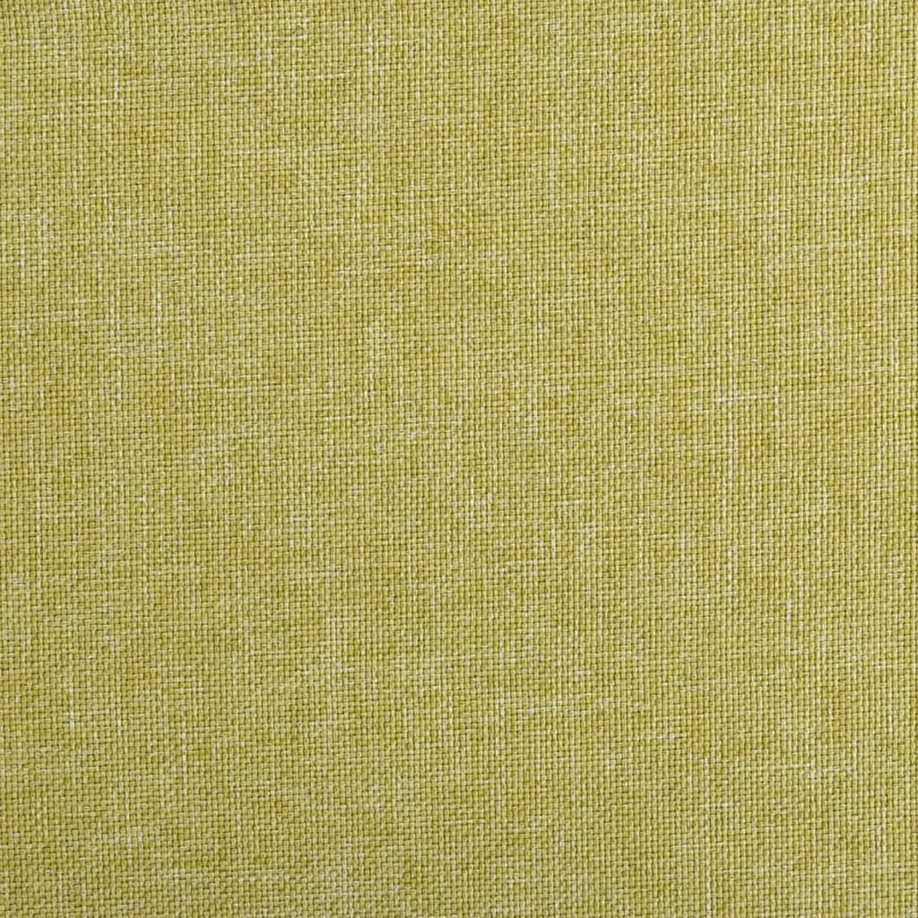 Scaune de bar, 2 buc., verde, material textil