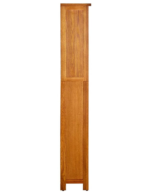 Загрузите изображение в средство просмотра галереи, Bibliotecă cu 5 rafturi, 70x22x140 cm, lemn masiv de stejar
