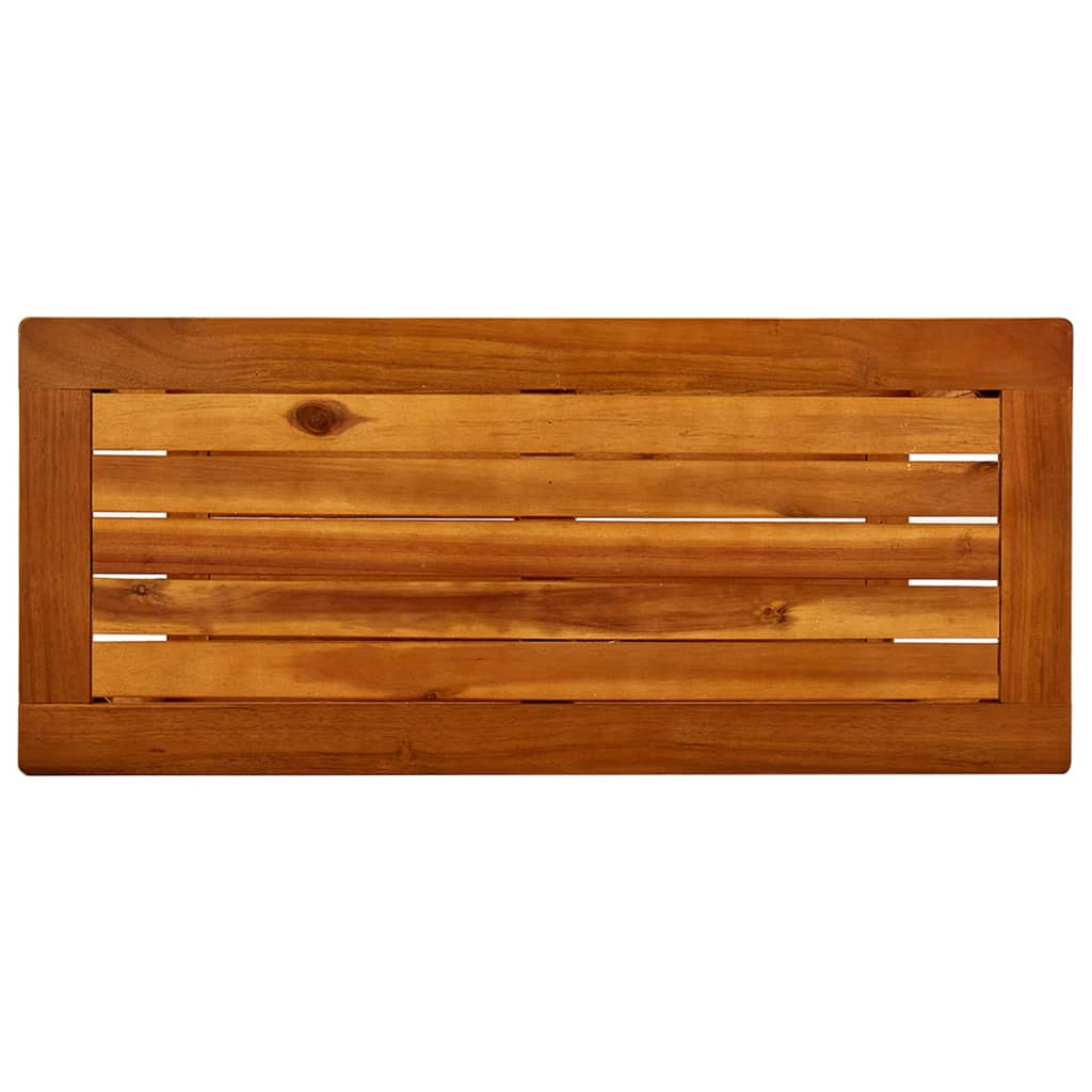 Masă consolă de grădină 80x35x75 cm lemn masiv de acacia