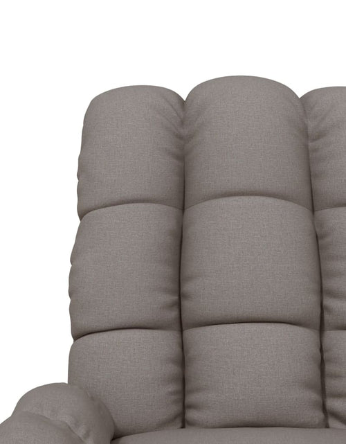 Загрузите изображение в средство просмотра галереи, Fotoliu rabatabil electric, gri taupe, material textil
