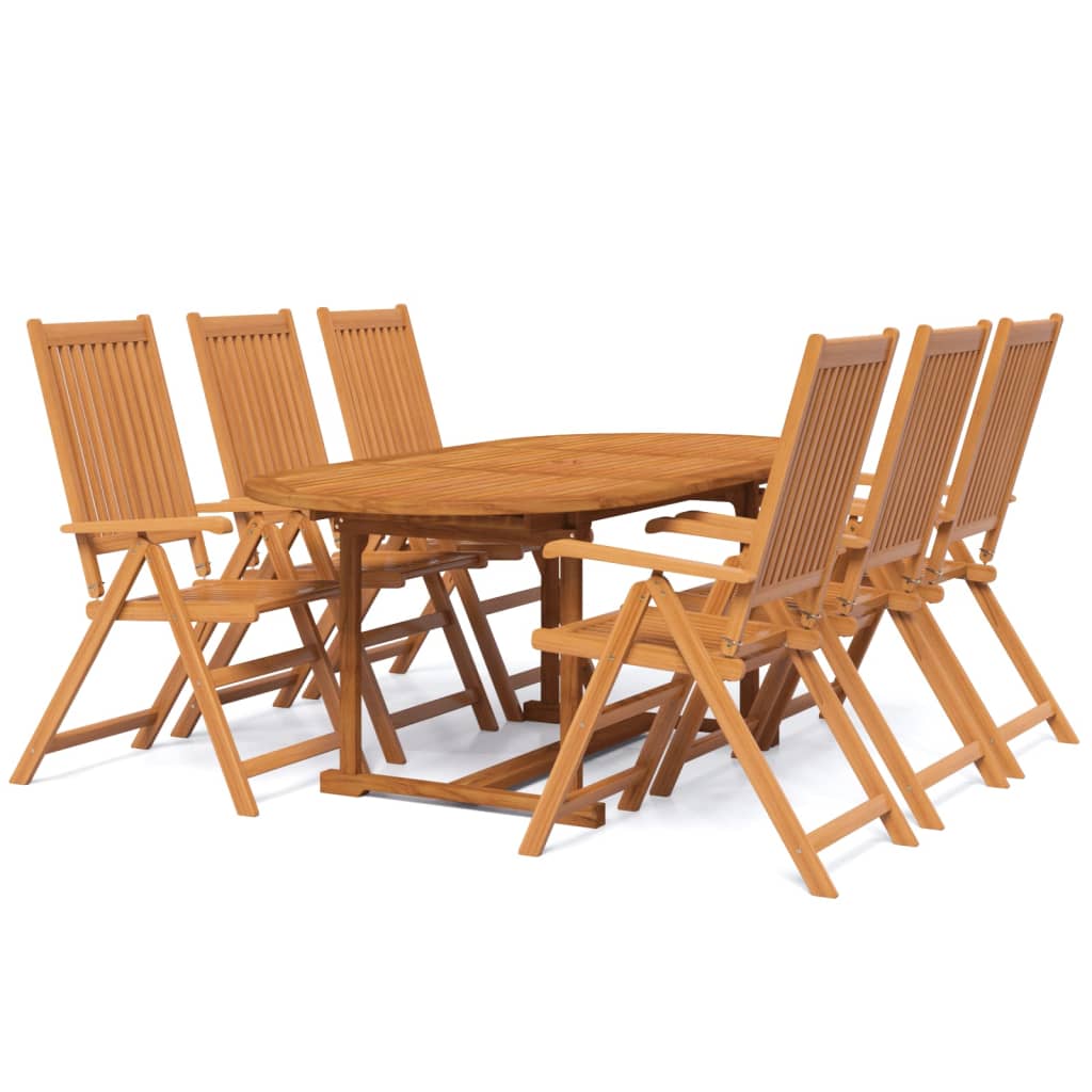 Set mobilier de grădină, 7 piese, lemn masiv de acacia - Lando