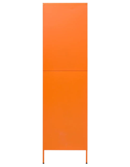 Încărcați imaginea în vizualizatorul Galerie, Șifonier, portocaliu, 90x50x180 cm oțel
