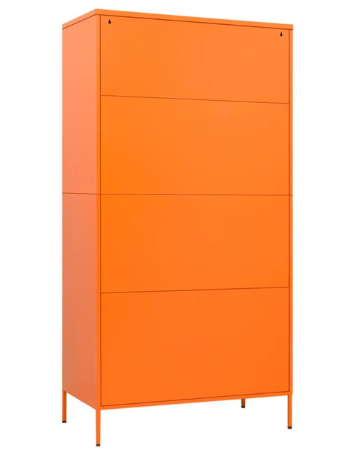 Încărcați imaginea în vizualizatorul Galerie, Șifonier, portocaliu, 90x50x180 cm oțel
