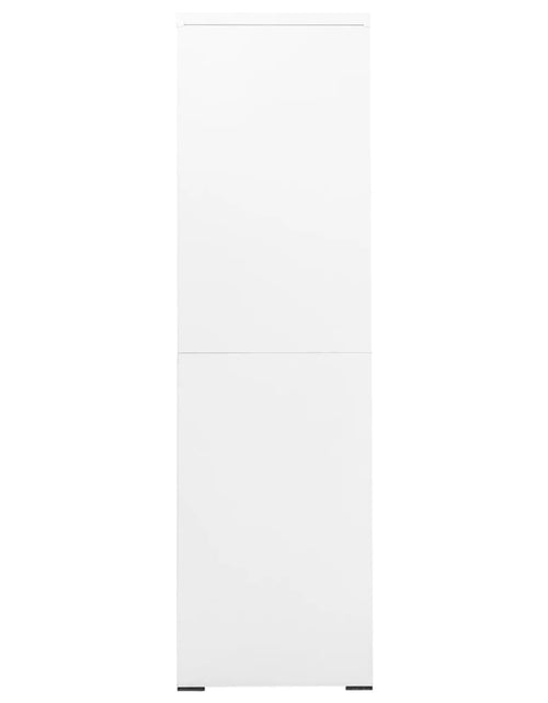 Încărcați imaginea în vizualizatorul Galerie, Fișet, alb, 90x46x164 cm, oțel
