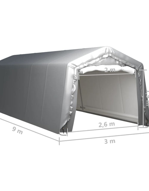 Загрузите изображение в средство просмотра галереи, Cort de depozitare, gri, 300x900 cm, oțel
