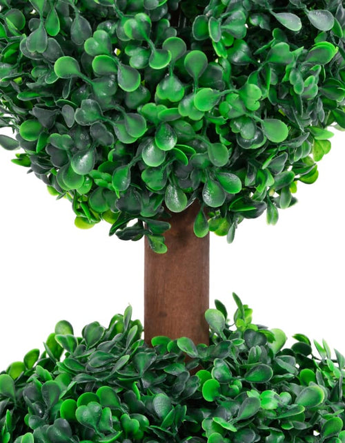 Загрузите изображение в средство просмотра галереи, Plantă artificială cimișir cu ghiveci, verde, 60cm, formă minge
