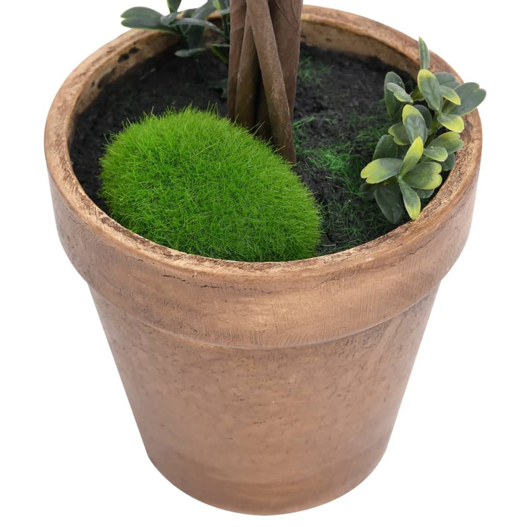 Plante artificiale cimișir cu ghiveci, 2 buc. verde 33 cm minge