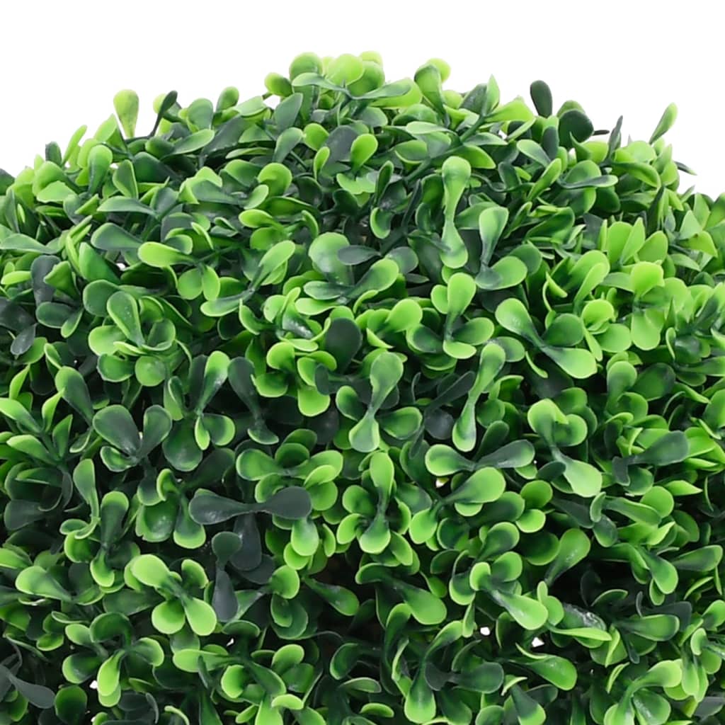 Plante artificiale cimișir cu ghiveci, 2 buc. verde 32 cm minge