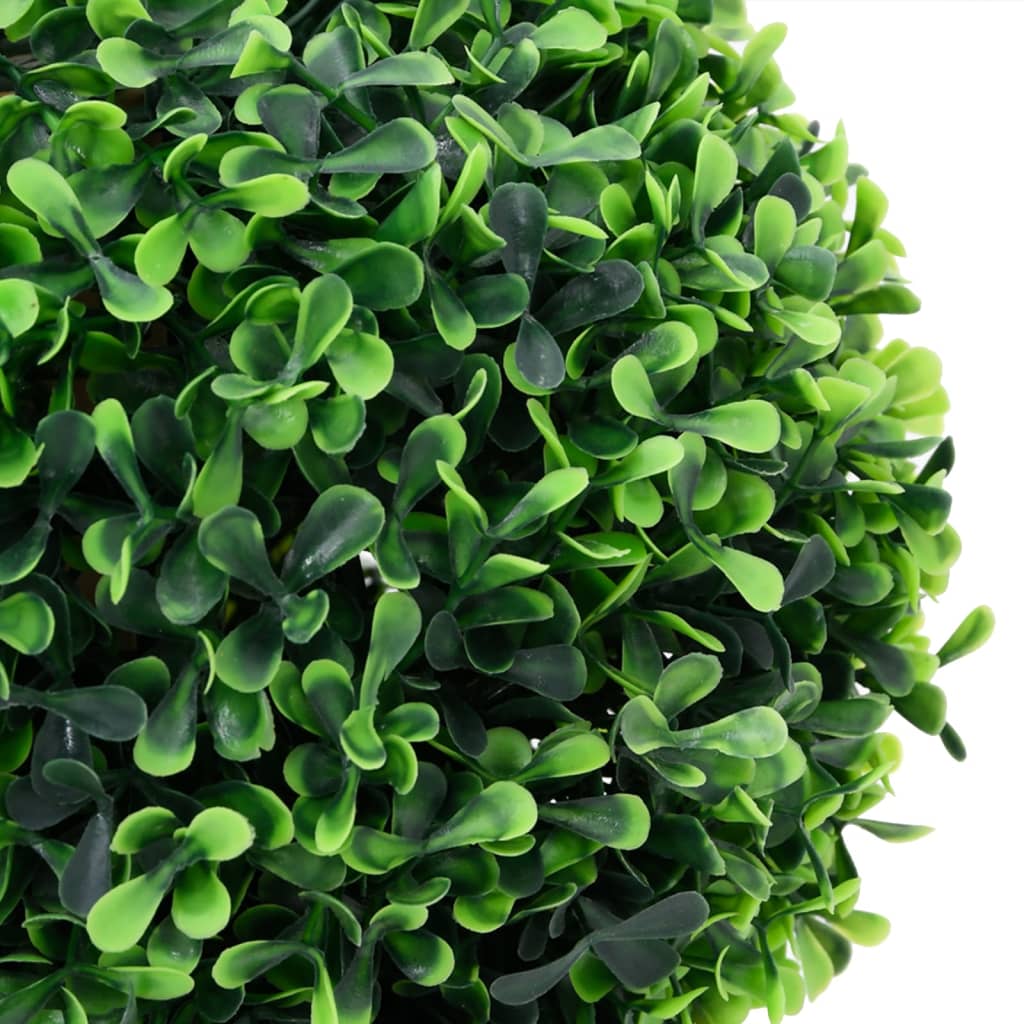 Plante artificiale cimișir cu ghiveci, 2 buc. verde 27 cm minge