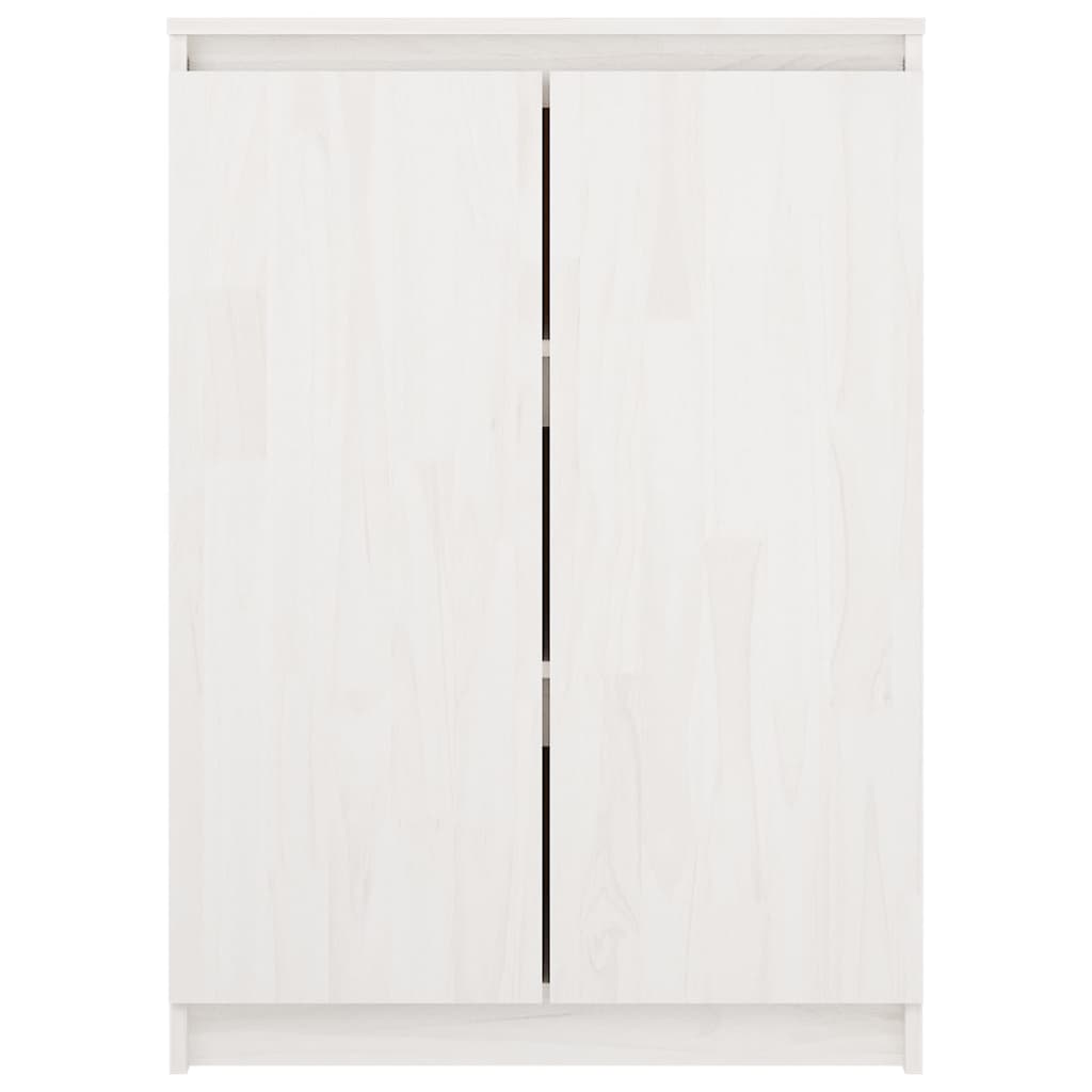 Dulap, alb, 60x36x84 cm, lemn masiv de pin