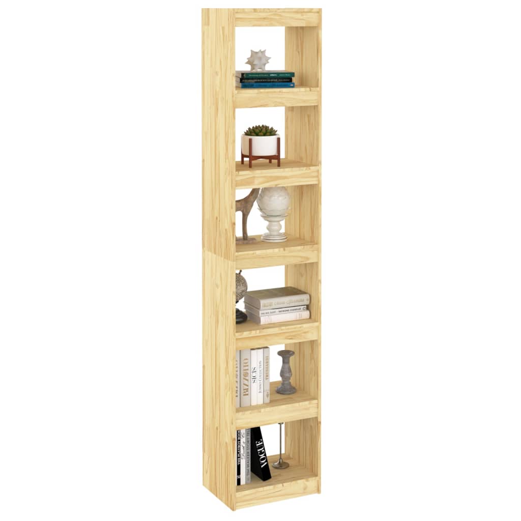 Bibliotecă/Separator cameră, 40x30x199 cm, lemn masiv pin - Lando