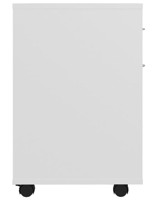 Încărcați imaginea în vizualizatorul Galerie, Dulap cu roți, alb, 45x38x54 cm, PAL
