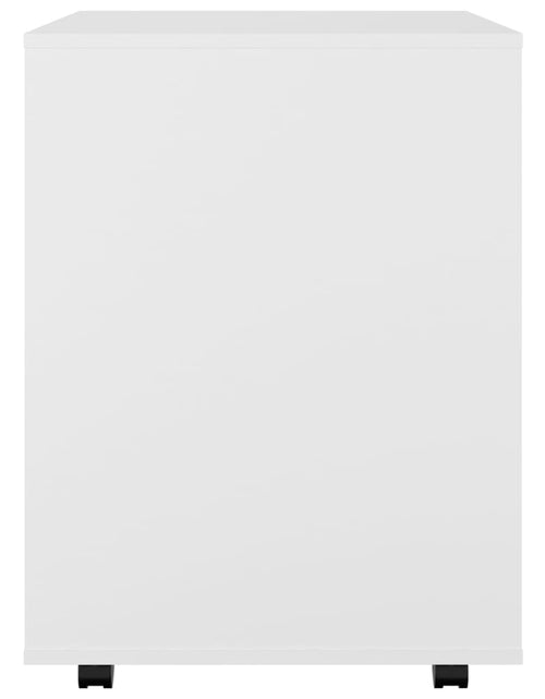 Încărcați imaginea în vizualizatorul Galerie, Dulap cu roți, alb, 60x53x72 cm, PAL
