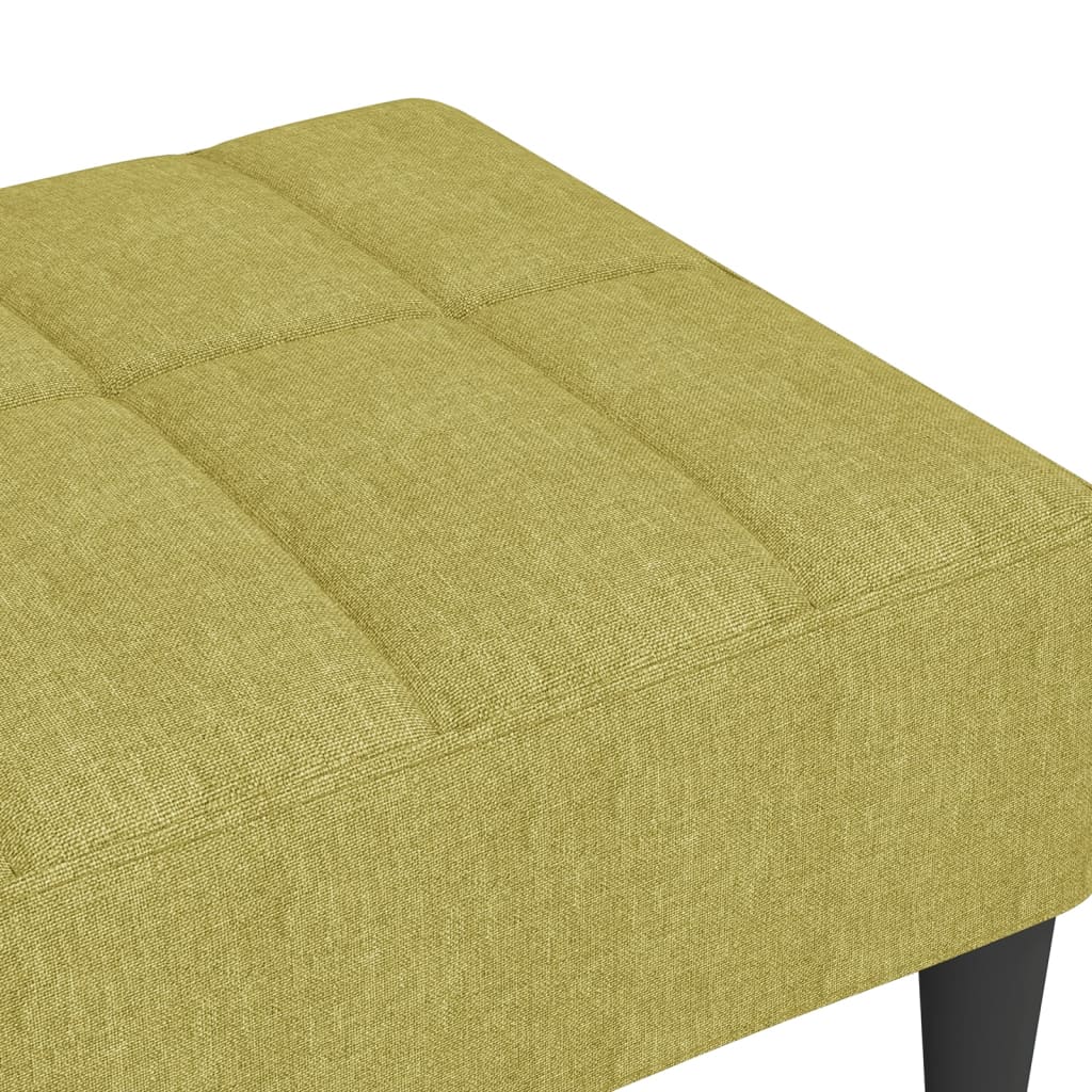 Taburet, verde, 78x56x32 cm, material textil