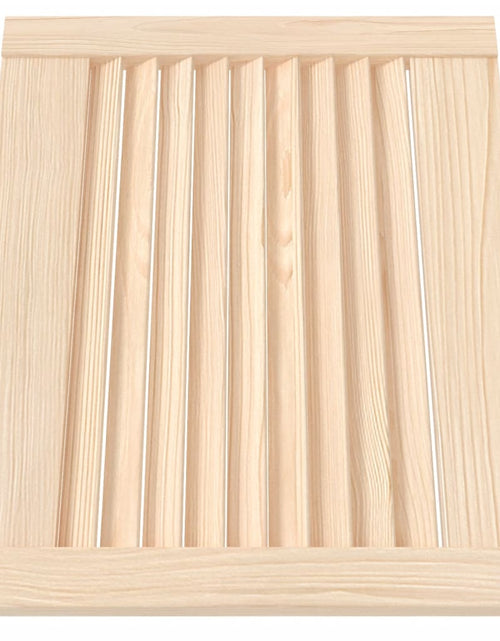 Încărcați imaginea în vizualizatorul Galerie, Ușă de dulap cu design lambriu, 39,5x49,4 cm, lemn masiv de pin
