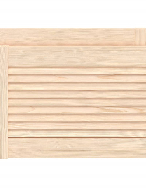 Загрузите изображение в средство просмотра галереи, Uși de dulap design lambriu 2 buc. 39,5x59,4 cm lemn masiv pin
