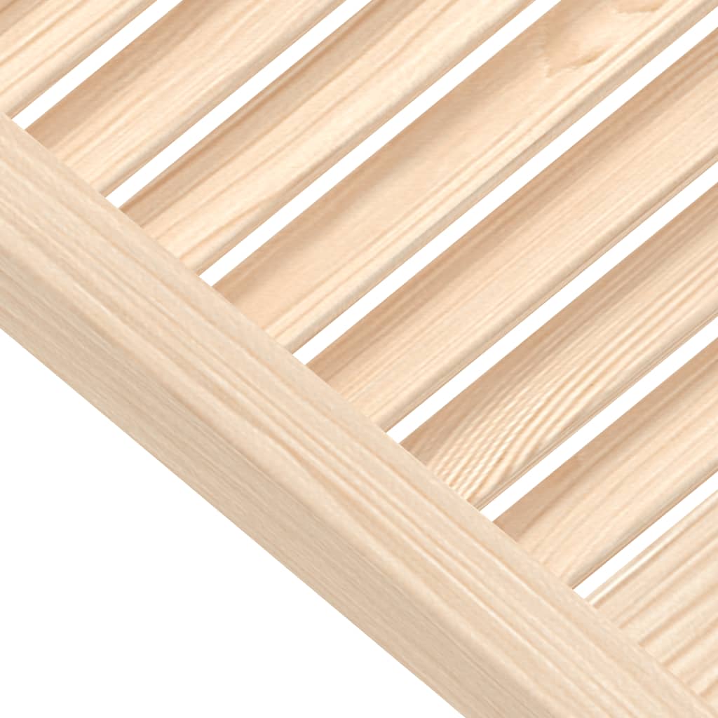Uși de dulap design lambriu 2 buc. 39,5x59,4 cm lemn masiv pin