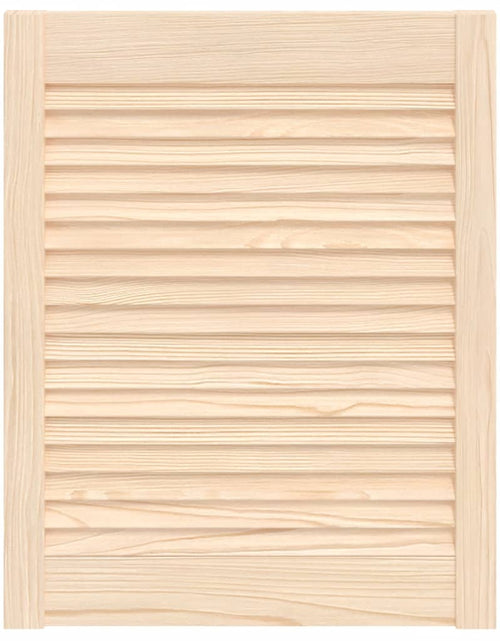 Загрузите изображение в средство просмотра галереи, Ușă de dulap cu design lambriu, 61,5x49,4 cm, lemn masiv de pin
