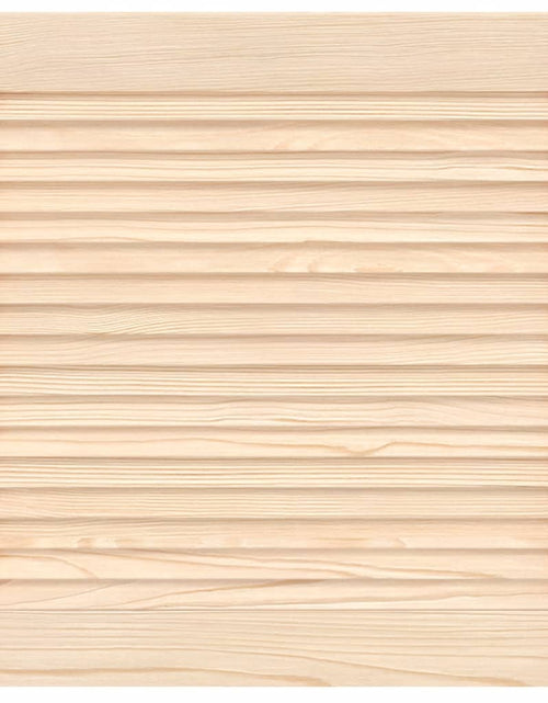 Загрузите изображение в средство просмотра галереи, Ușă de dulap cu design lambriu, 61,5x59,4 cm, lemn masiv de pin

