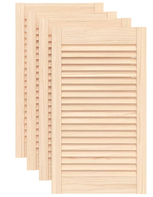 Încărcați imaginea în vizualizatorul Galerie, Uși de dulap design lambriu, 4 buc., 69x39,4 cm, lemn masiv pin
