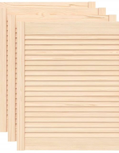 Încărcați imaginea în vizualizatorul Galerie, Uși de dulap design lambriu, 4 buc., 69x59,4 cm, lemn masiv pin

