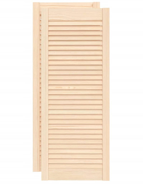 Încărcați imaginea în vizualizatorul Galerie, Uși de dulap design lambriu 2 buc. 99,3x39,4 cm lemn masiv pin
