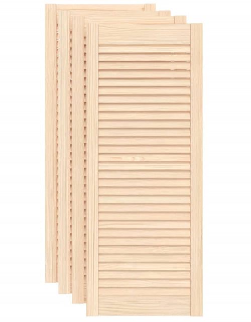 Încărcați imaginea în vizualizatorul Galerie, Uși de dulap design lambriu 4 buc. 99,3x39,4 cm lemn masiv pin
