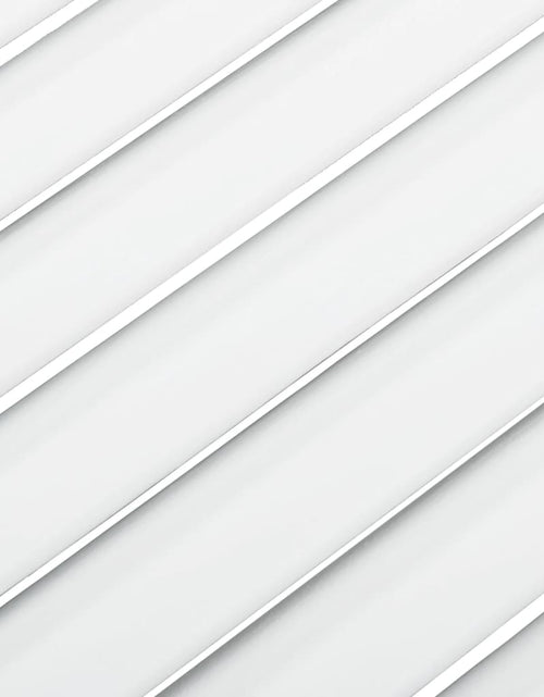 Загрузите изображение в средство просмотра галереи, Ușă de dulap design lambriu, alb, 39,5x39,4 cm, lemn masiv pin
