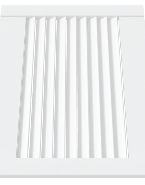 Încărcați imaginea în vizualizatorul Galerie, Uși dulap design lambriu 2 buc. alb 39,5x49,4 cm lemn masiv pin
