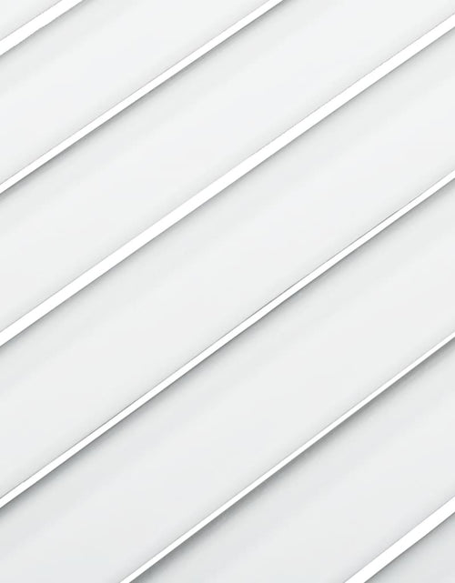 Загрузите изображение в средство просмотра галереи, Ușă de dulap design lambriu, alb, 39,5x59,4 cm, lemn masiv pin
