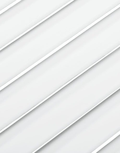 Загрузите изображение в средство просмотра галереи, Ușă de dulap design lambriu, alb, 61,5x39,4 cm, lemn masiv pin
