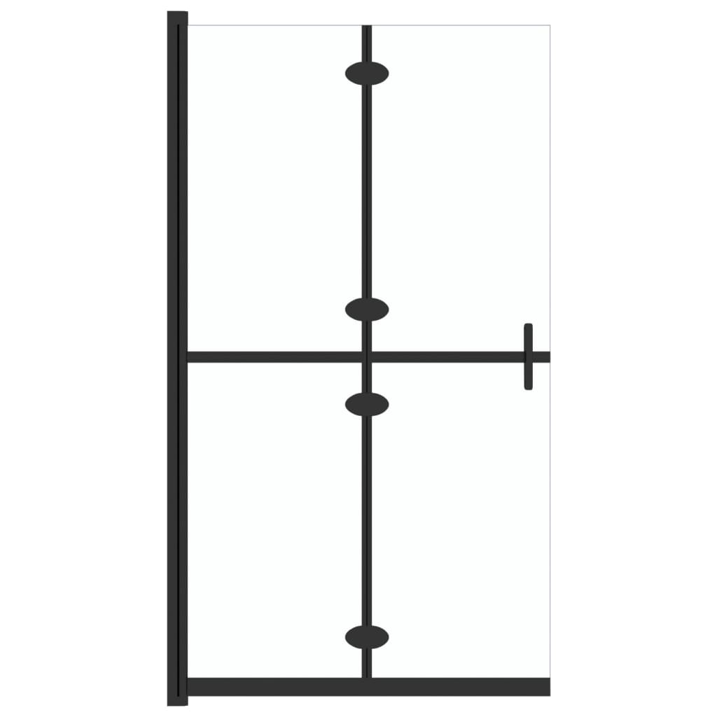 Perete de duș walk-in pliabil 70x190 cm sticlă ESG transparentă