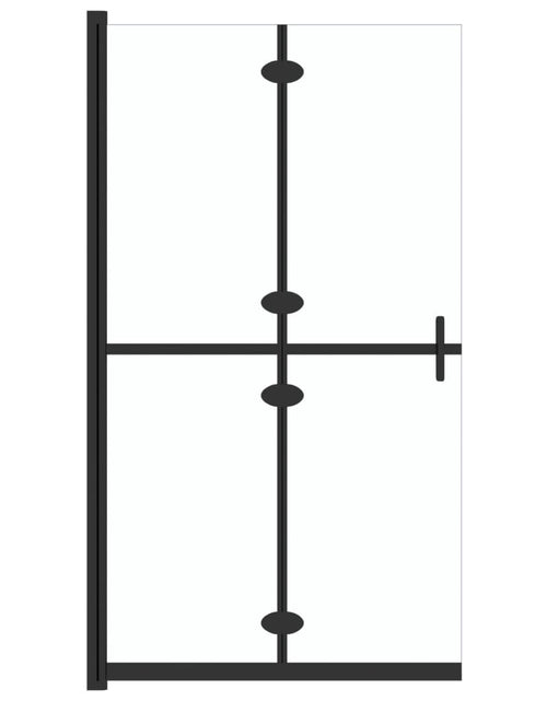 Загрузите изображение в средство просмотра галереи, Perete de duș walk-in pliabil 90x190 cm sticlă ESG transparentă
