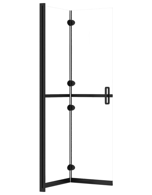 Загрузите изображение в средство просмотра галереи, Perete de duș walk-in pliabil 90x190 cm sticlă ESG transparentă
