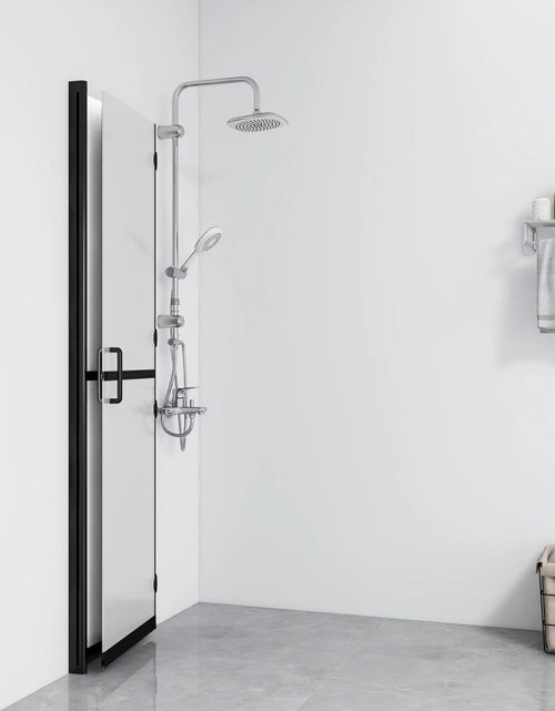 Încărcați imaginea în vizualizatorul Galerie, Perete de duș walk-in pliabil, 120x190 cm, sticlă ESG mată
