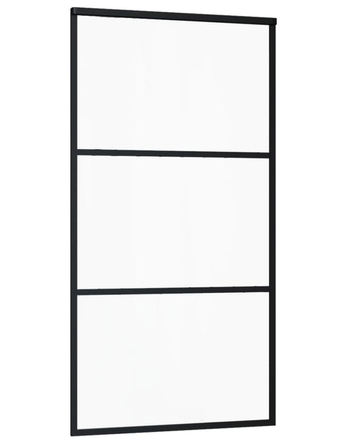 Încărcați imaginea în vizualizatorul Galerie, Ușă glisantă cu set feronerie, 102x205 cm, sticlă ESG/aluminiu
