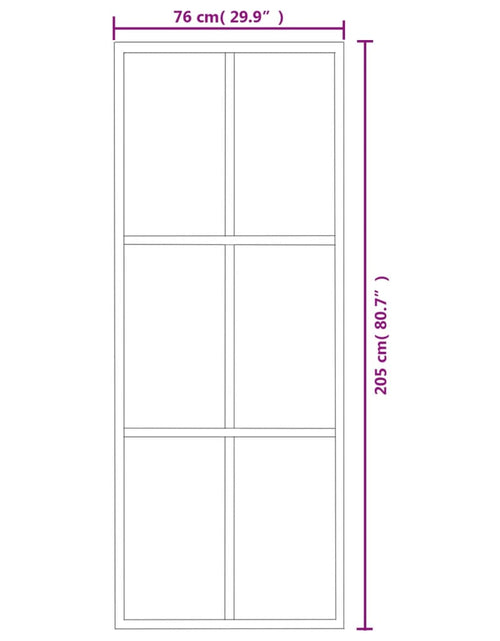 Загрузите изображение в средство просмотра галереи, Ușă glisantă cu set feronerie, 76x205 cm, sticlă ESG/aluminiu
