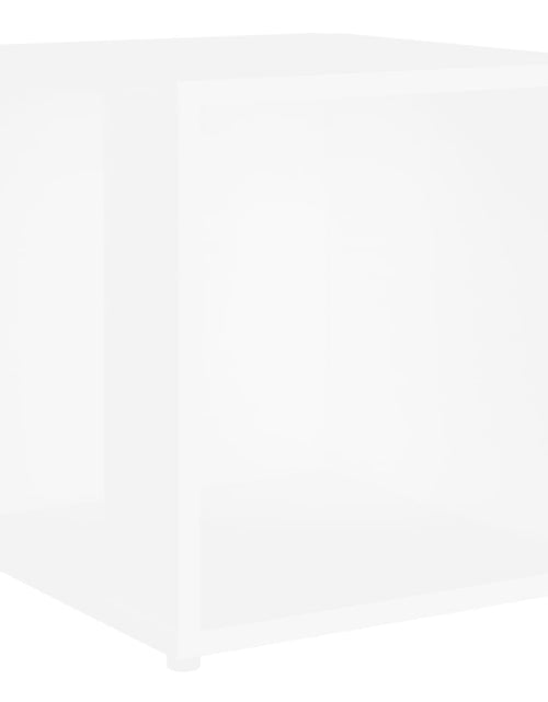 Încărcați imaginea în vizualizatorul Galerie, Masă laterală, alb, 33x33x34,5 cm, PAL
