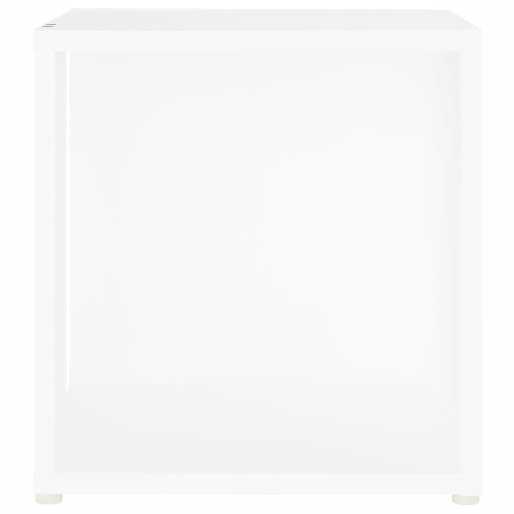 Masă laterală, alb, 33x33x34,5 cm, PAL