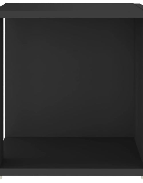 Загрузите изображение в средство просмотра галереи, Masă laterală, negru, 33x33x34,5 cm, PAL
