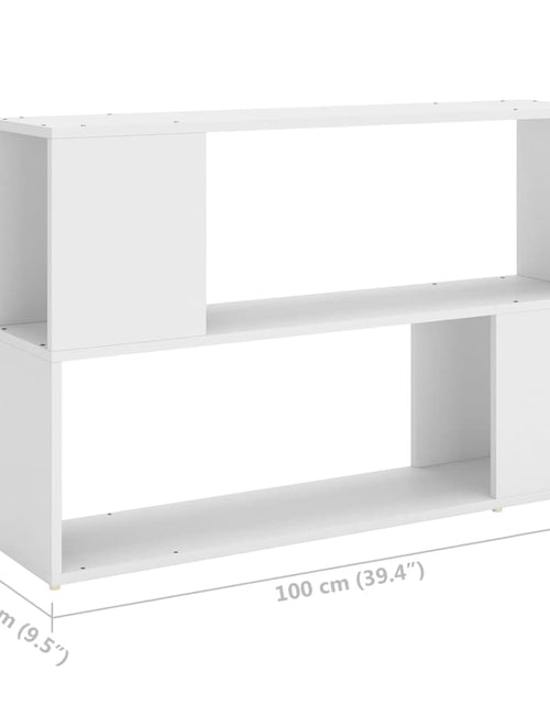 Загрузите изображение в средство просмотра галереи, Bibliotecă, alb, 100x24x63 cm, PAL
