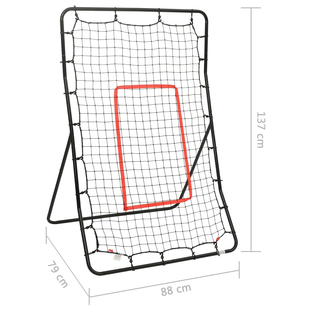 Rebounder antrenament fotbal, 88x79x137 cm, oțel - Lando