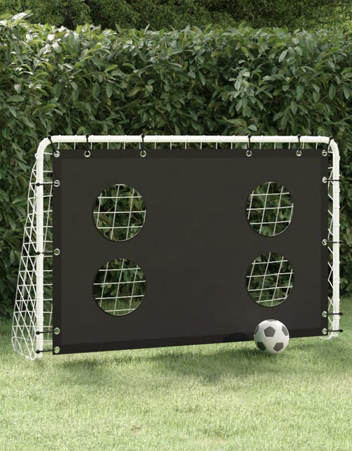 Загрузите изображение в средство просмотра галереи, Poartă de fotbal cu plasă de antrenament, 184x61x122 cm, oțel - Lando
