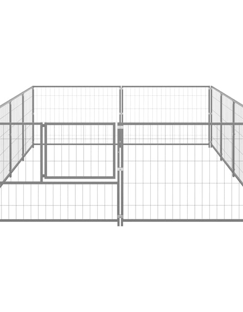 Загрузите изображение в средство просмотра галереи, Padoc pentru câini, argintiu, 8 m², oțel
