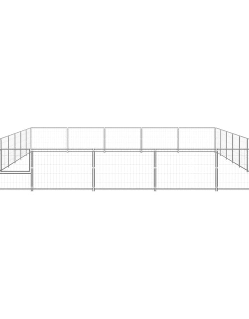 Загрузите изображение в средство просмотра галереи, Padoc pentru câini, argintiu, 40 m², oțel
