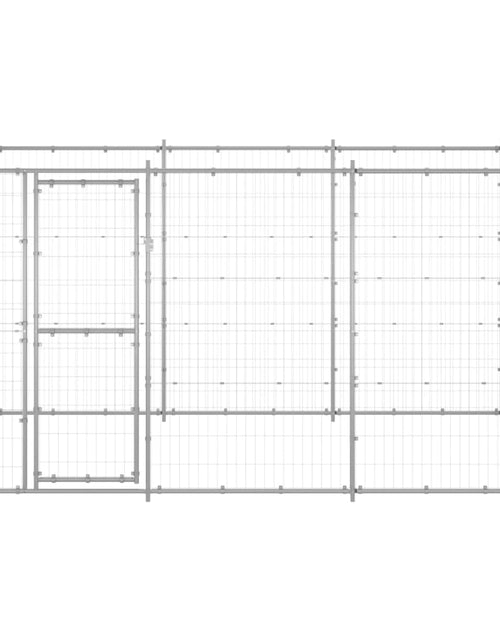 Загрузите изображение в средство просмотра галереи, Padoc câini de exterior, 7,26 m², oțel galvanizat
